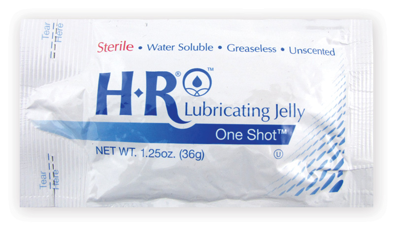 HR Lubricating Jelly 1.25oz. (36g) OneShot