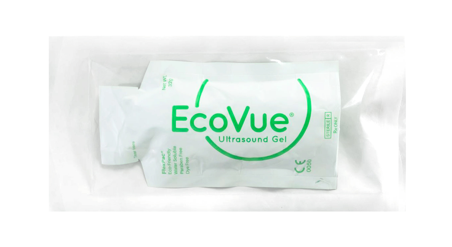 EcoVue Ultrasound Gel 32g Sterile SafeWrap - Maness Veteran Medical