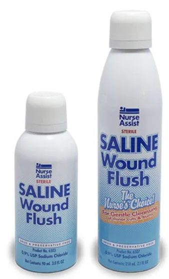 Sterile Saline Wound Flush – 3 oz. Spray Can