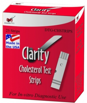 Clarity Cholesterol Strips