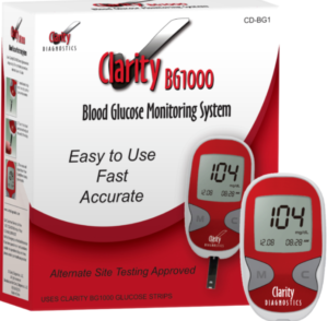Clarity BG1000 Blood Glucose Meter Kit