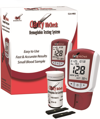 Clarity HB check Hemoglobin Meter Starter Kit