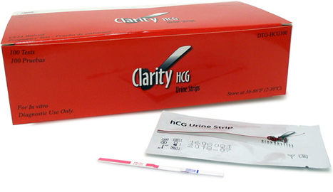 CLARITY HCG Test Strip